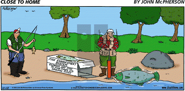 Close to Home on Sunday November 12, 2000 Comic Strip