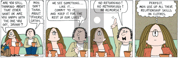 Cathy Classics - Saturday September 3, 2005 Comic Strip