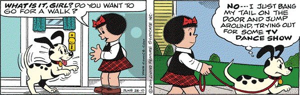 Nancy on Saturday June 26, 2010 Comic Strip