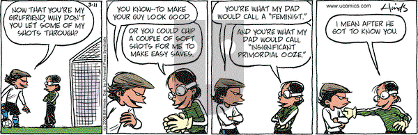 Cleats on Saturday March 11, 2006 Comic Strip