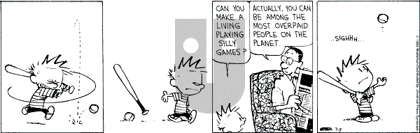 Calvin and Hobbes - Monday July 5, 1993 Comic Strip