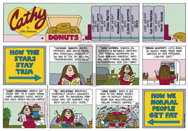 Cathy Classics on Friday February 7, 1997 Comic Strip