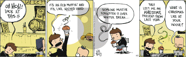 Wallace the Brave on Monday April 2, 2018 Comic Strip