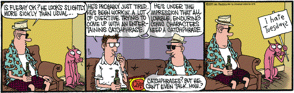 Monty on Monday August 29, 2011 Comic Strip