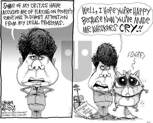 Glenn McCoy on Sunday January 11, 2009 Comic Strip