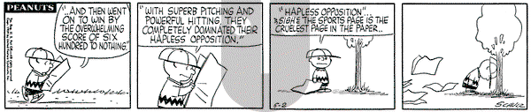 Peanuts on Saturday May 2, 1959 Comic Strip