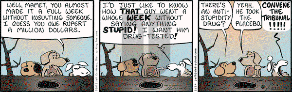 DeFlocked on Saturday January 14, 2012 Comic Strip