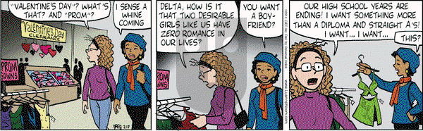 Luann on Monday February 17, 2014 Comic Strip