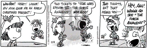 Heart of the City on Monday December 21, 2015 Comic Strip