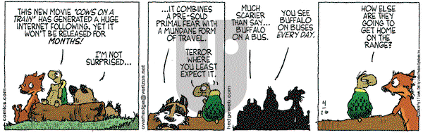 Over the Hedge on Wednesday April 26, 2006 Comic Strip