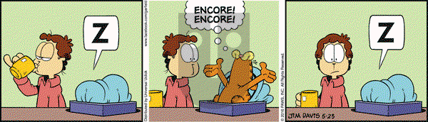Garfield on Monday May 23, 2016 Comic Strip