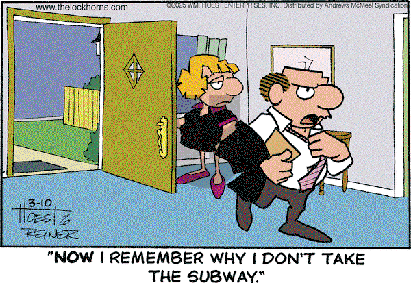 The Lockhorns - Monday March 10, 2025 Comic Strip