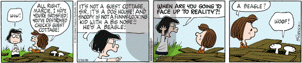 Peanuts - Monday March 20, 2000 Comic Strip