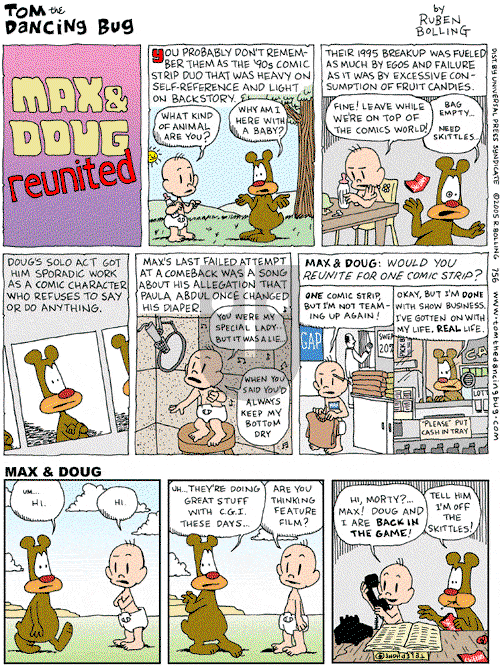 Tom the Dancing Bug on Saturday June 25, 2005 Comic Strip