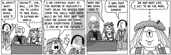 Cathy Classics on Wednesday September 23, 1998 Comic Strip