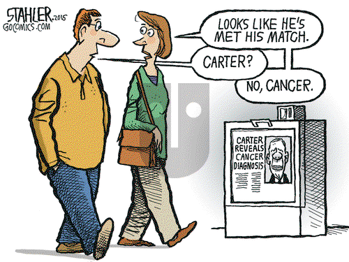 Jeff Stahler on Friday August 14, 2015 Comic Strip