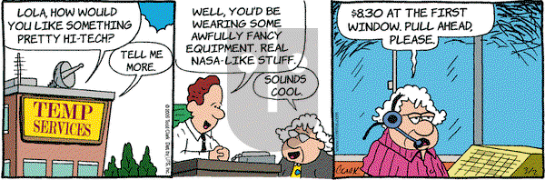 Lola on Monday March 2, 2009 Comic Strip