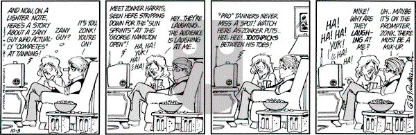 Doonesbury on Friday October 3, 1980 Comic Strip