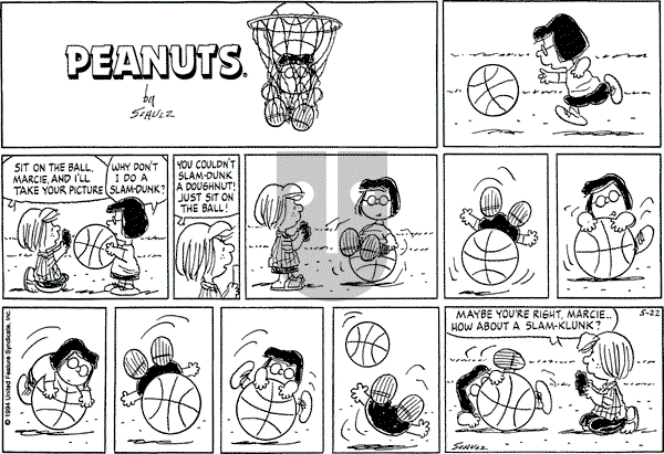 Peanuts - Sunday May 22, 1994 Comic Strip