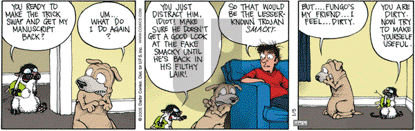 Get Fuzzy on Wednesday January 5, 2005 Comic Strip