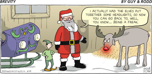 Brevity on Sunday December 25, 2005 Comic Strip