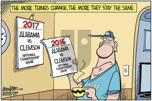 Win, Lose, Drew on Tuesday January 3, 2017 Comic Strip