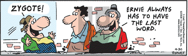 Frank and Ernest - Wednesday April 30, 2008 Comic Strip