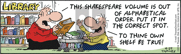 Frank and Ernest on Tuesday April 29, 2014 Comic Strip