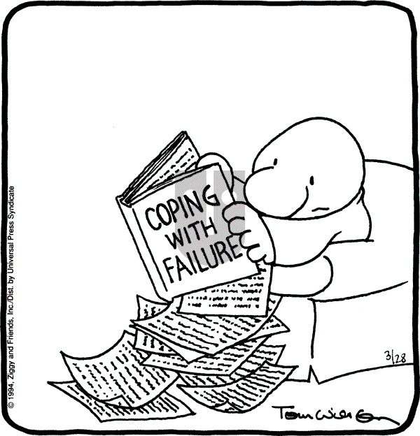 Ziggy - Monday March 28, 1994 Comic Strip