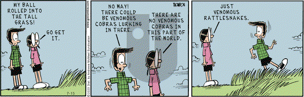Grand Avenue - Saturday July 15, 2023 Comic Strip