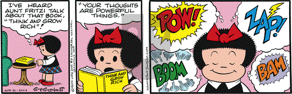 Nancy on Monday April 21, 2014 Comic Strip