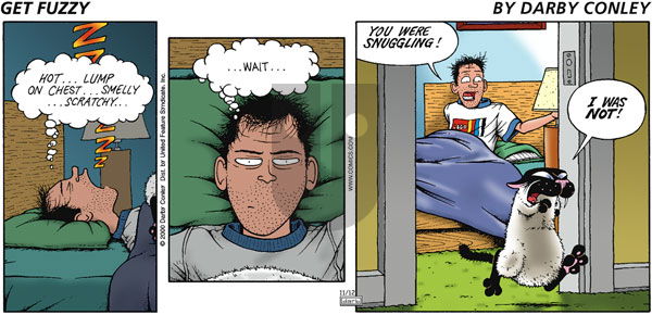Get Fuzzy on Sunday November 12, 2000 Comic Strip