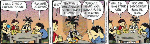 The Buckets on Wednesday February 5, 2020 Comic Strip
