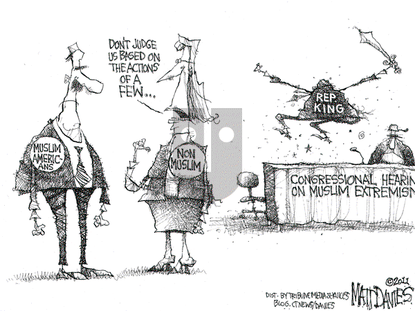 Matt Davies on Wednesday March 9, 2011 Comic Strip