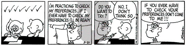 Peanuts on Friday March 21, 1980 Comic Strip