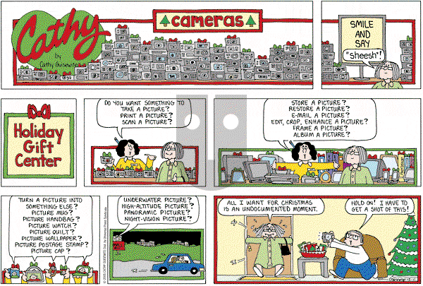 Cathy Classics - Sunday December 11, 2005 Comic Strip