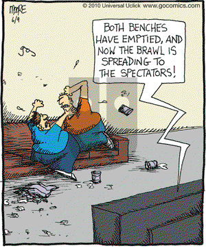In the Bleachers - Wednesday June 9, 2010 Comic Strip