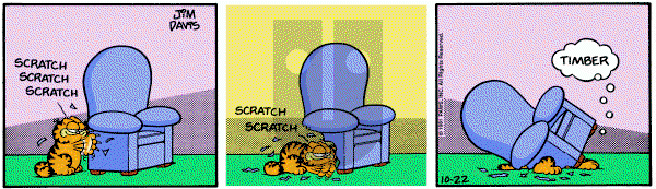 Garfield on Thursday October 22, 1981 Comic Strip