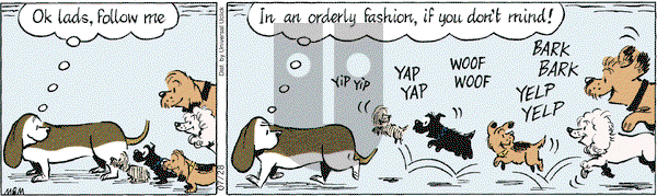 Fred Basset - Saturday July 28, 2012 Comic Strip