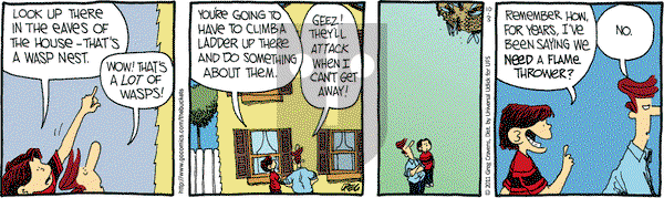 The Buckets on Monday October 3, 2011 Comic Strip