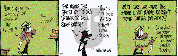 The Knight Life on Friday May 7, 2010 Comic Strip