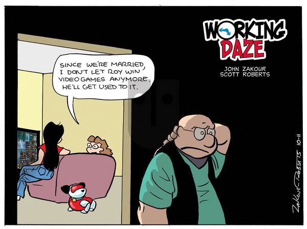Working Daze - Sunday October 11, 2015 Comic Strip