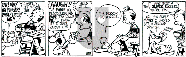 Buckles on Thursday July 24, 2025 Comic Strip