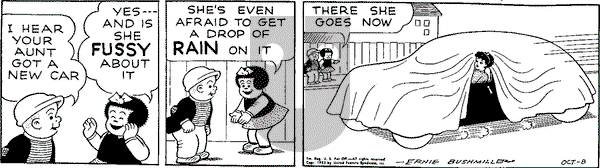 Nancy Classics on Thursday October 8, 2015 Comic Strip