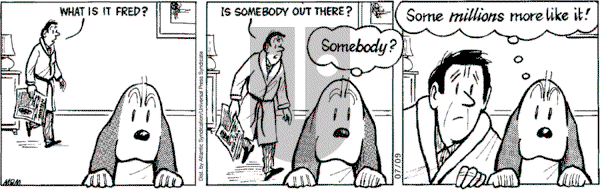 Fred Basset on Monday July 9, 2007 Comic Strip