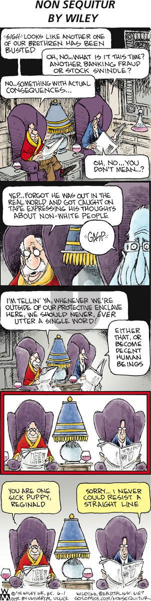Non Sequitur on Sunday June 1, 2014 Comic Strip