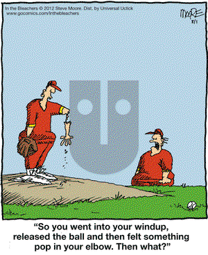 In the Bleachers on Wednesday August 1, 2012 Comic Strip