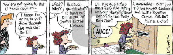 Cul de Sac on Thursday December 12, 2019 Comic Strip