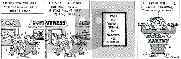 Cathy Classics on Tuesday November 14, 1995 Comic Strip