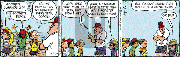 Cleats on Saturday July 12, 2003 Comic Strip